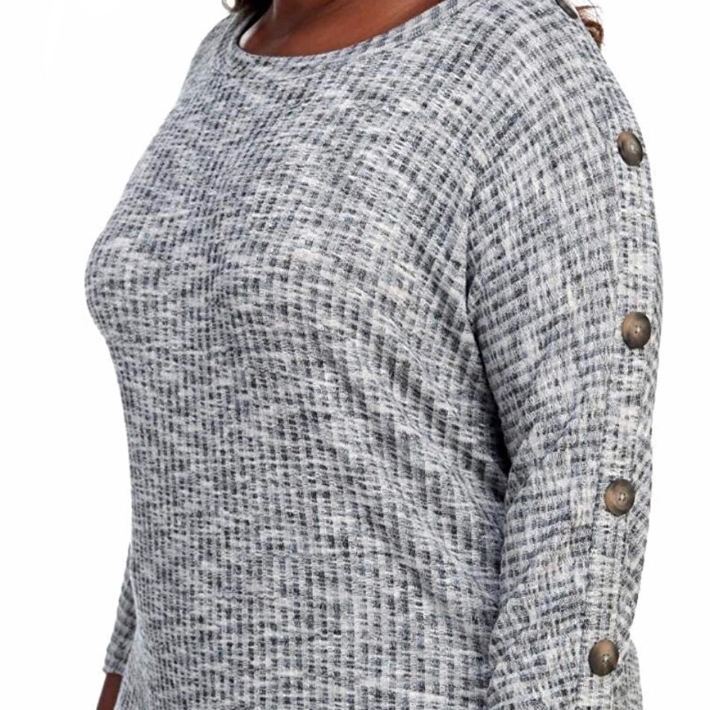 Silverware black and white long sleeve knit - Picture 3 of 10